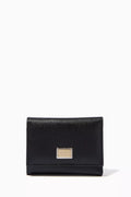 Small Continental Wallet in Dauphine Leather