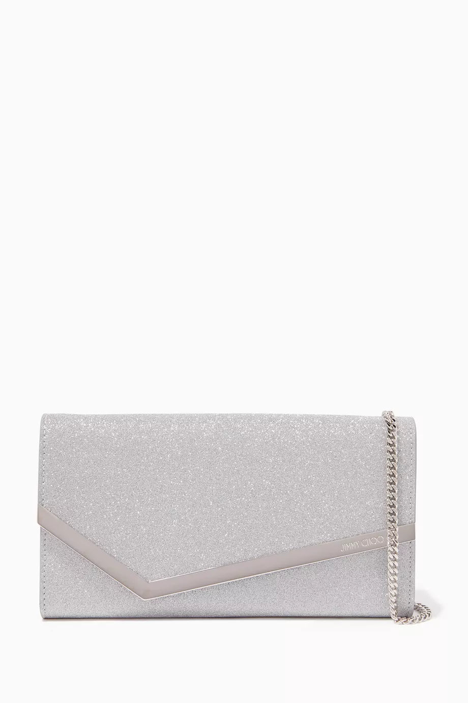 Emmie Clutch in Fine Glitter Leather