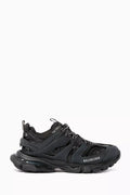 Black Track Running Sneakers