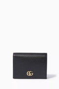 Black Petite Marmont Card Case
