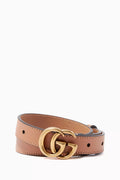 GG Marmont Thin Belt in Leather