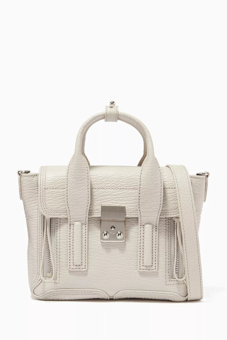 Mini Pashli Satchel in Shark Embossed Leather