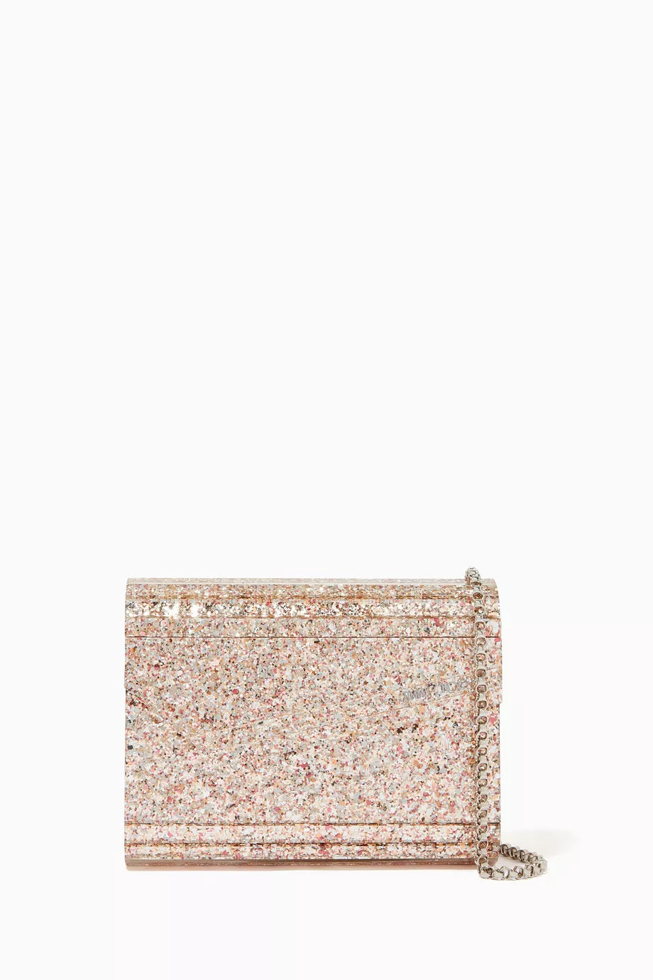 Candy Clutch Bag in Glitter Acrylic