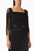 Delta Fringed Cropped Top
