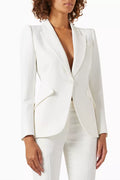 Leaf Crepe Jacket in Viscose