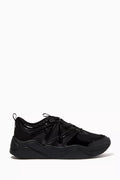 AX Icon Sneakers in Saffiano Faux Leather