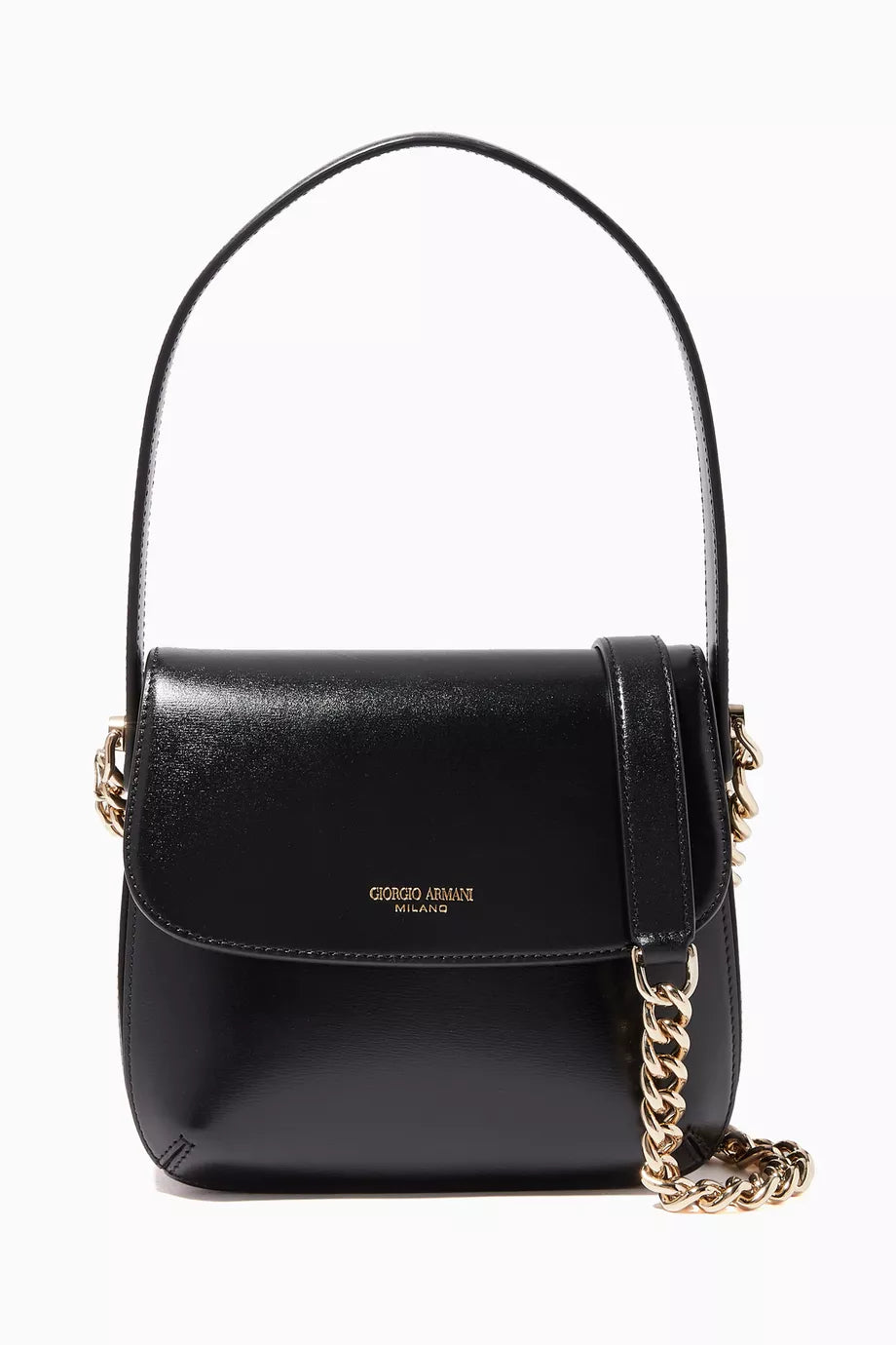 La Prima Leather Chain Cross-Body Bag