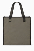 14K Tote Bag in Nylon & Leather
