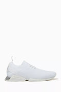 Logo Knitted Sneakers in Canvas