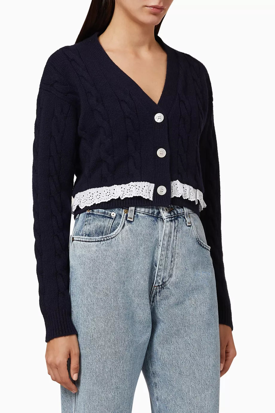 Cashmere Buttoned Cardigan