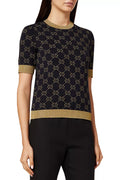 GG Cotton Lamé Top