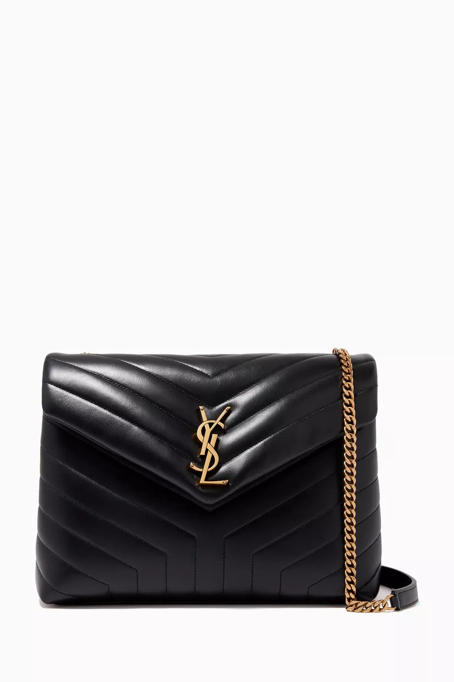 Medium Loulou Shoulder Bag in Matelassé Lambskin