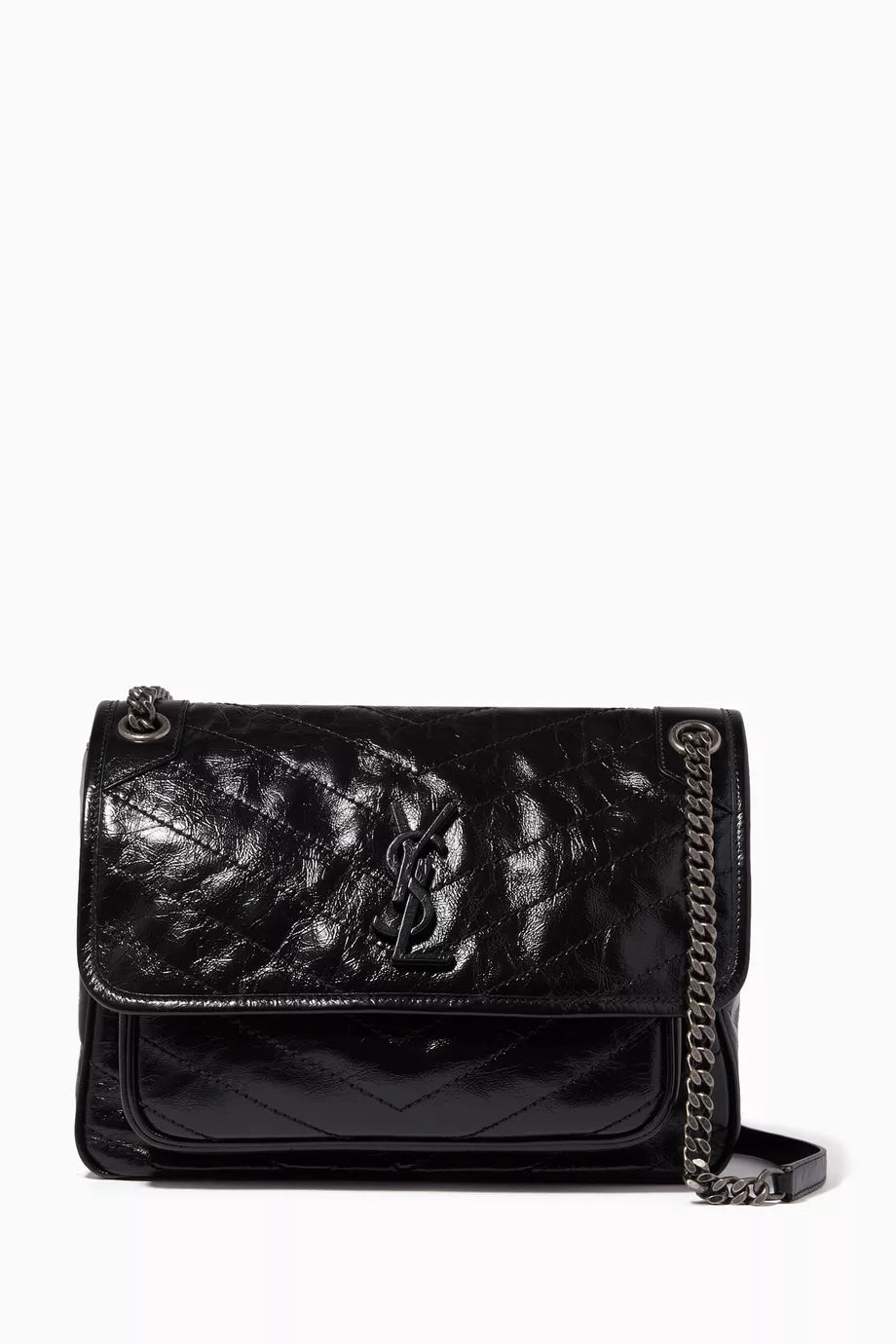 Medium Niki Bag in Crinkled Vintage Leather