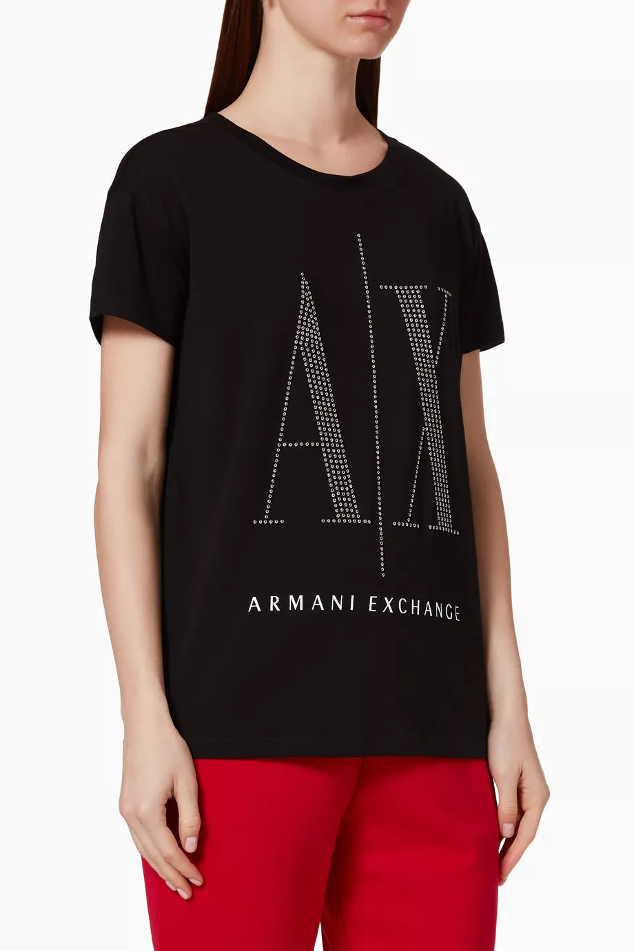 Icon Logo Stud Cotton T-shirt