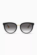 Icon Stripe Cat-Eye Frame Sunglasses