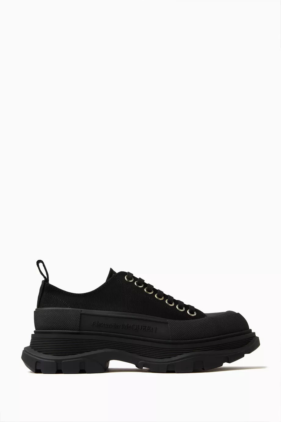 Lace-up Sneakers in Fabric