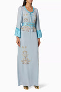 Embellished Belted Kaftan