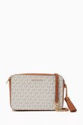 Ginny Crossbody Bag in Canvas & Leather