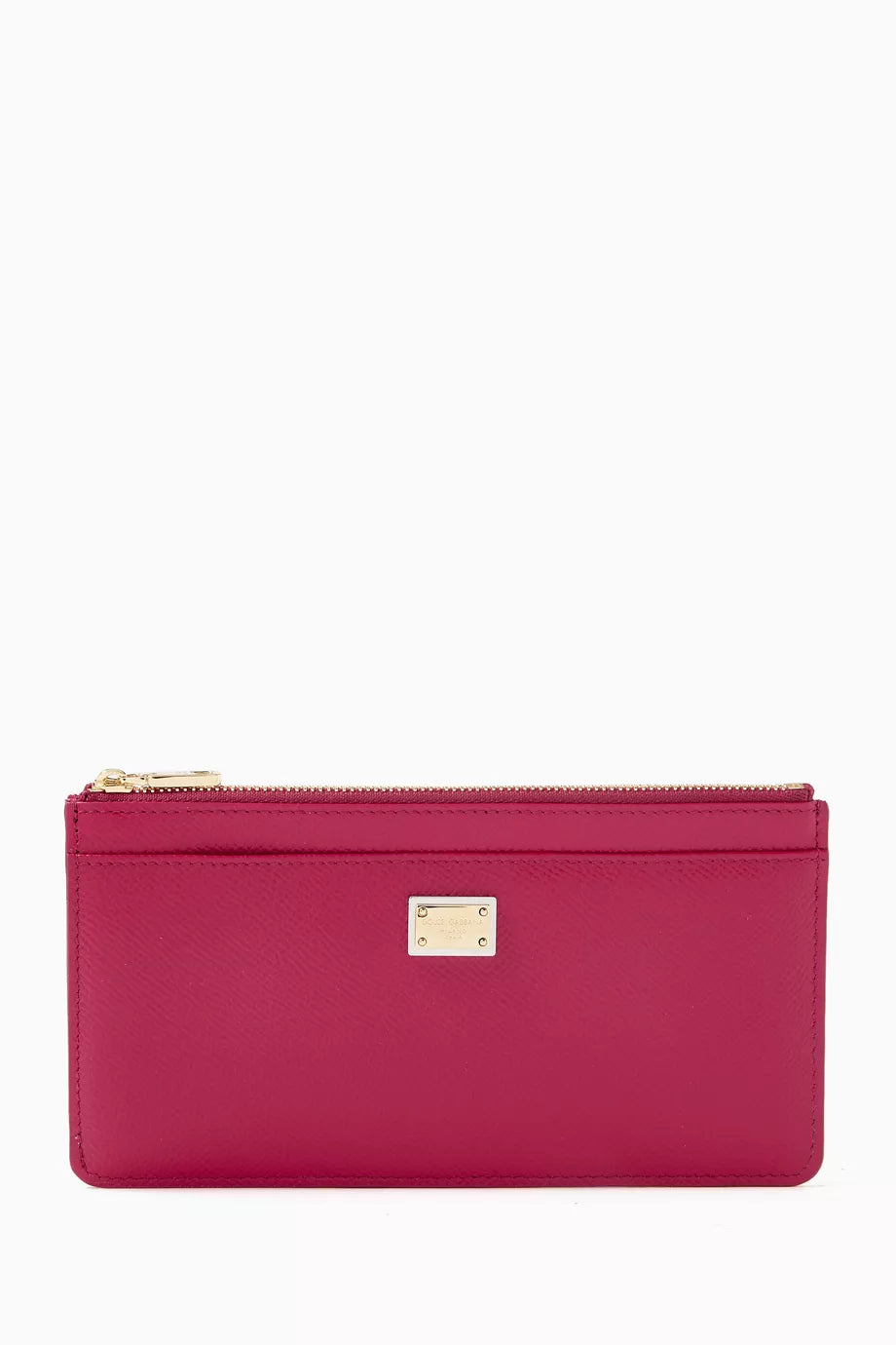 Large Zip Card Case in Dauphine Leather
