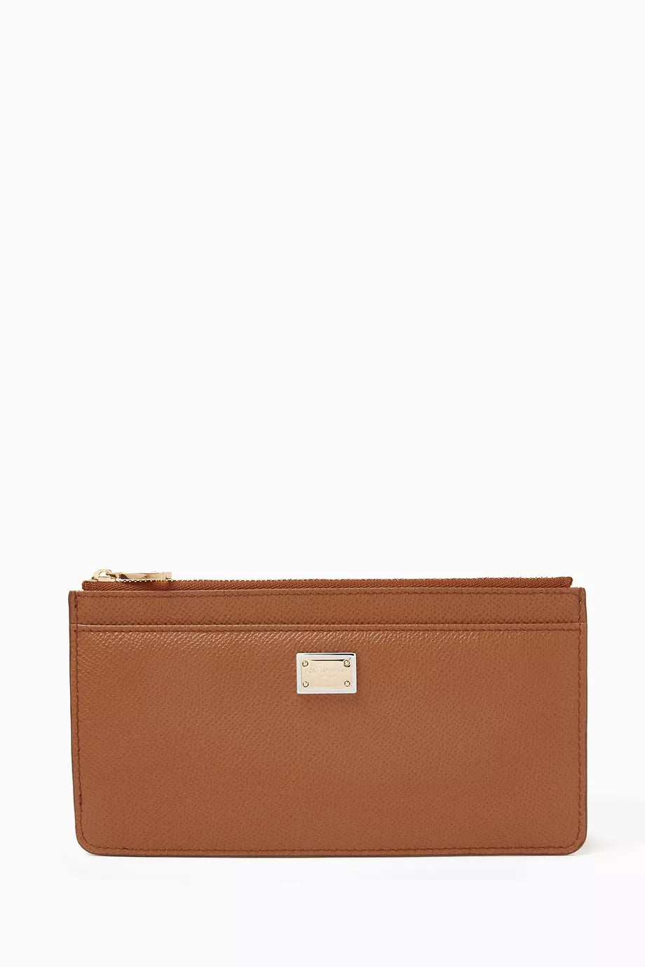 Large Zip Card Case in Dauphine Leather