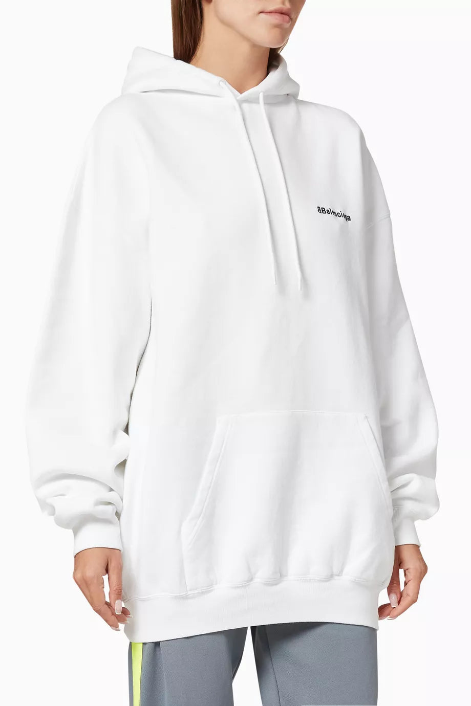 BB Logo Medium Fit Hoodie in Curly Fleece