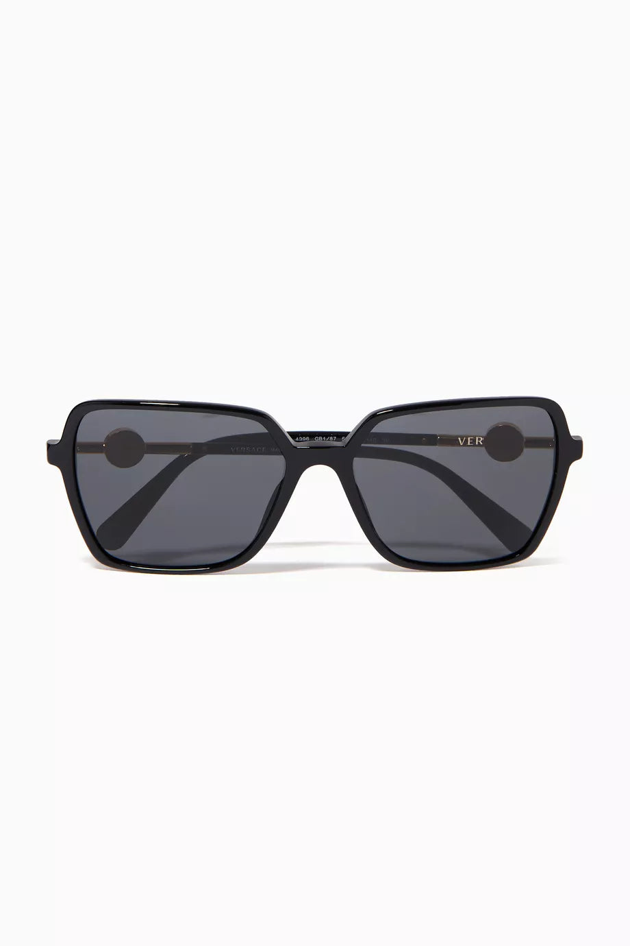 Enamel Medusa Square Sunglasses