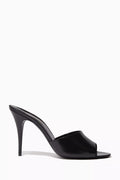 LA 16 Mules in Smooth Leather
