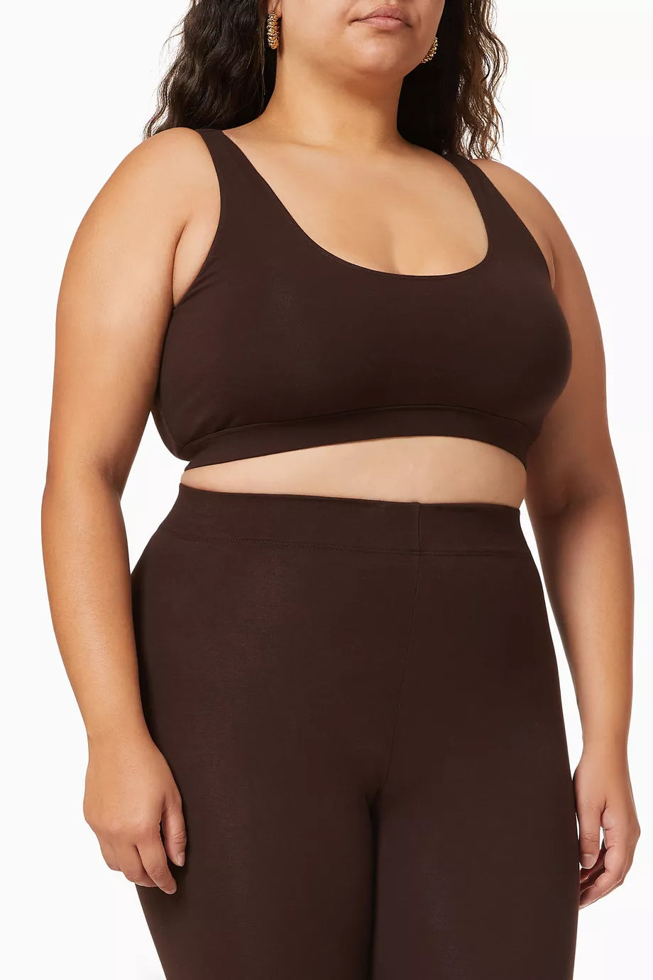 Essential Scoop Bra in Cotton