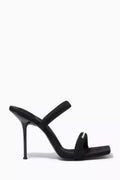 Julie Padded Tubular Strap Sandals in Nylon