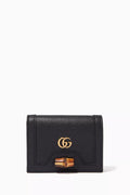 Gucci Diana Card Case Wallet in Leather