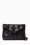 Medium Puffer Bag in Quilted Lambskin