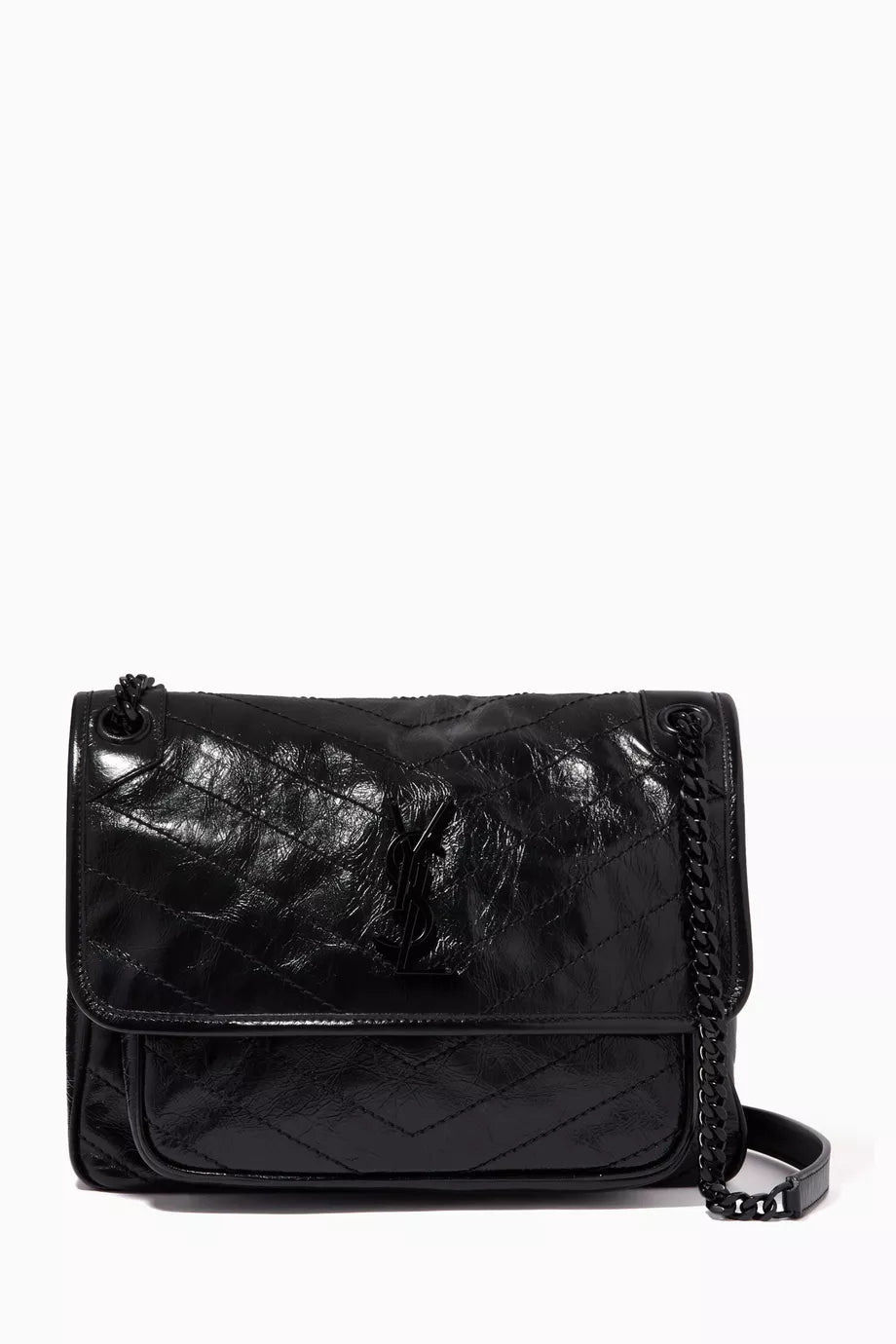 Medium Niki Bag in Crinkled Vintage Leather