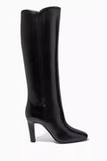 Jane 90 Monogram Boots in Smooth Leather