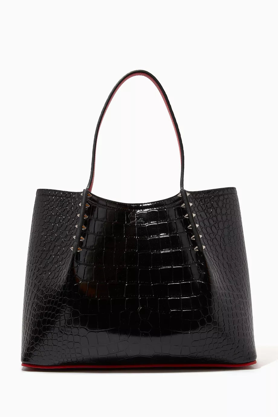 Cabarock Tote Bag in Croc-effect Leather