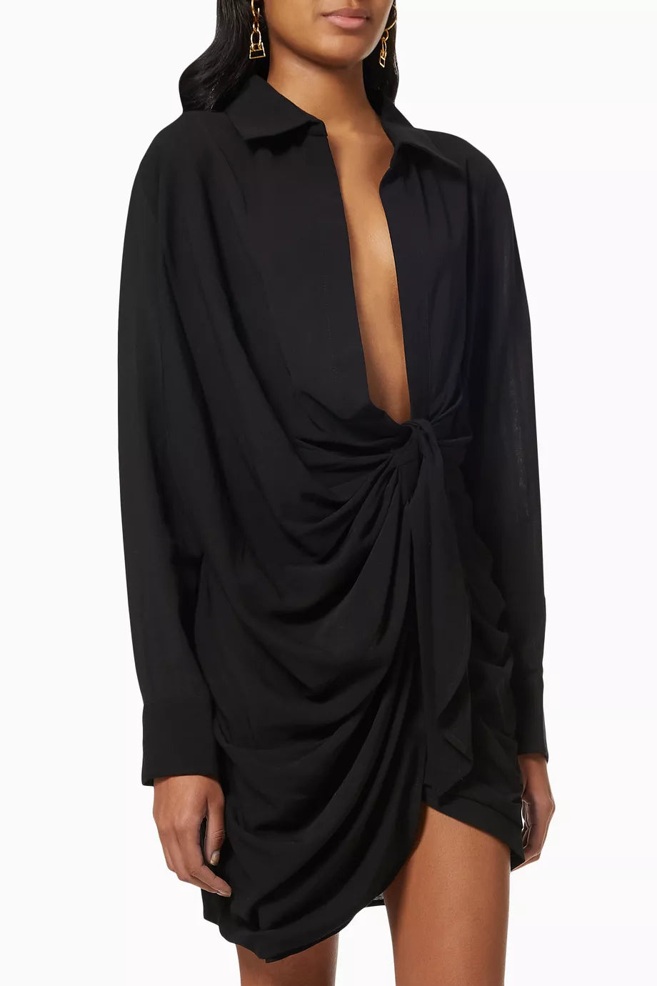 La Robe Bahia Mini Dress in Viscose Wool Blend