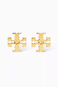 Kira Stud Earrings in Brass