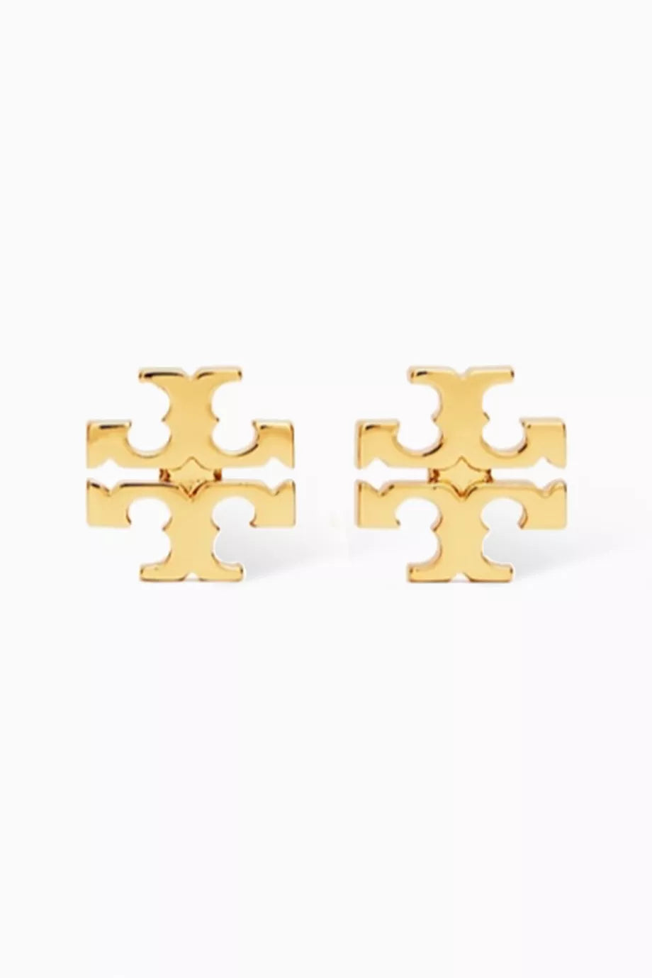 Kira Stud Earrings in Brass