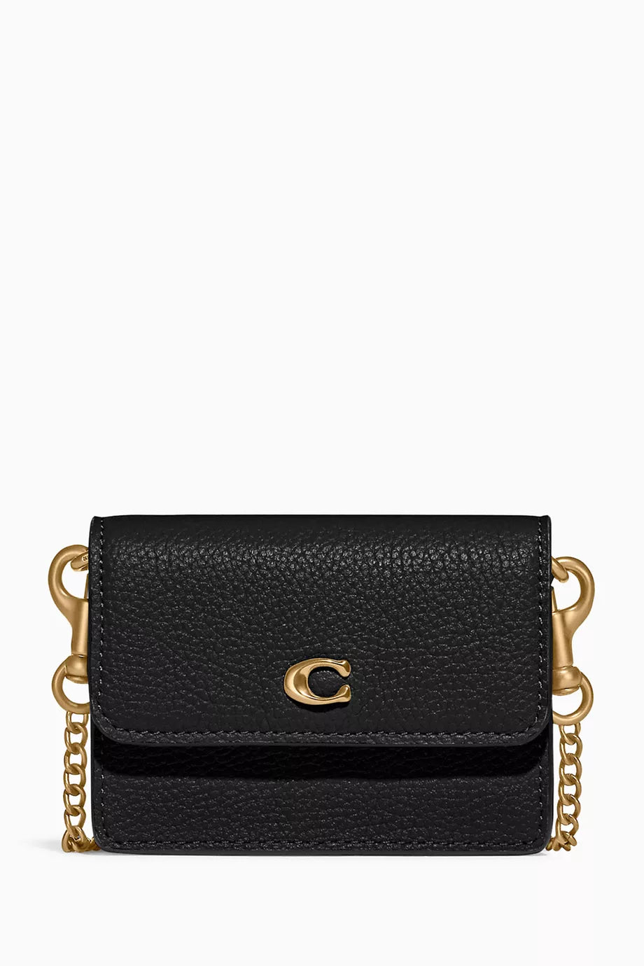 Flap Card Case in Leather