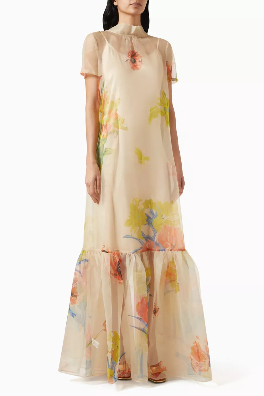 Calluna Maxi Dress in Organza