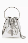 Bon Bon Top Handle Bag in Mirror Leather