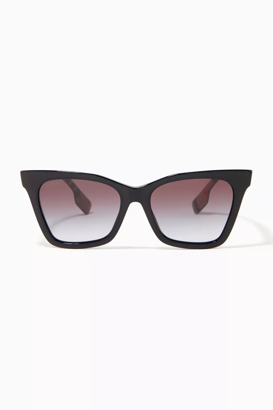 Check Detail Square Frame Sunglasses in Bio-acetate