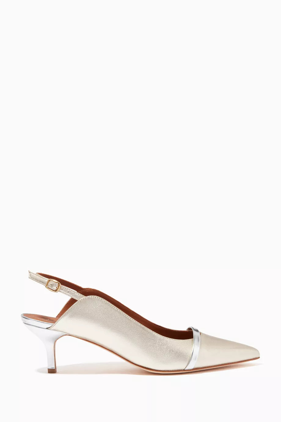 Marion 45 Pumps in Metallic Nappa