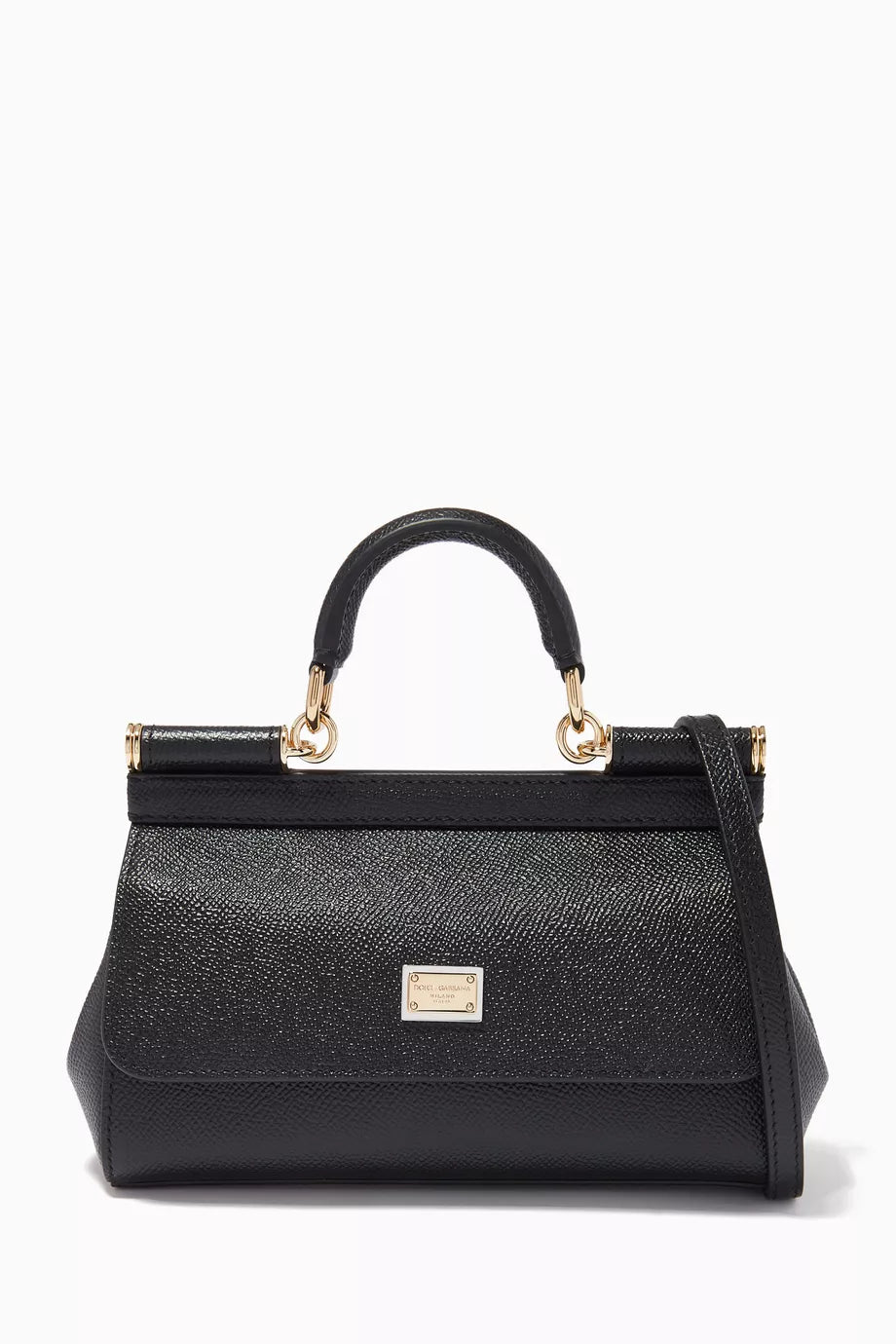 Small Miss Sicily East West Bag in Dauphine Leather