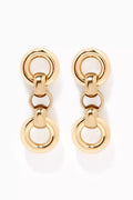 Cinzia Drop Earrings in 14kt Gold Plating