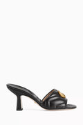 GG Slides in Matelassé Leather