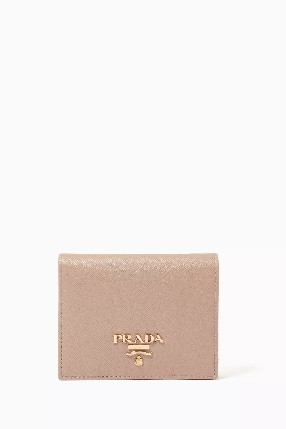 Logo Small Wallet in Saffiano Leather