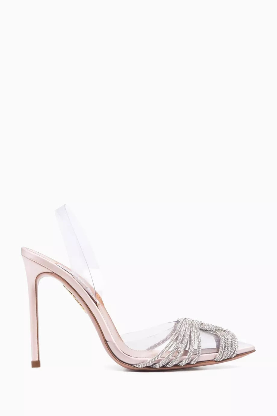 Gatsby Sling 105 Pumps in PVC & Satin