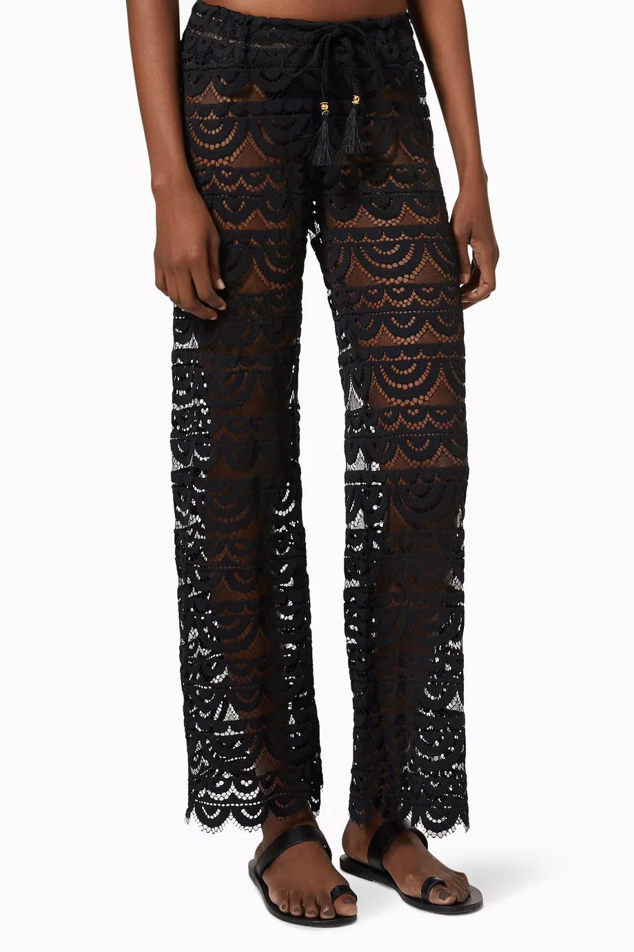 Malibu Pants in Sheer Lace