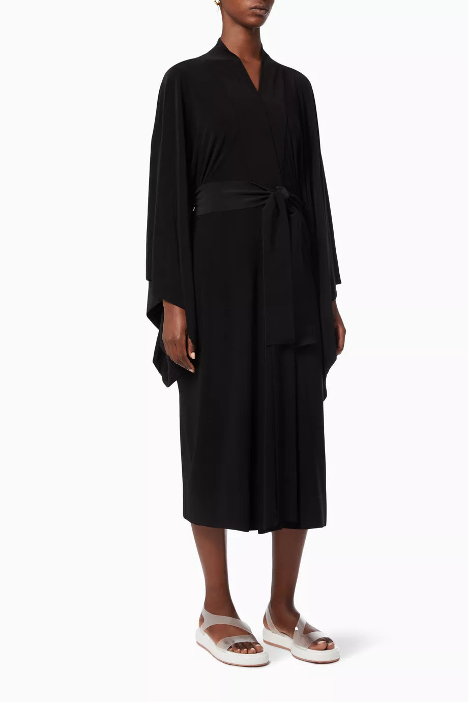 Midcalf Robe in Poly Lycra