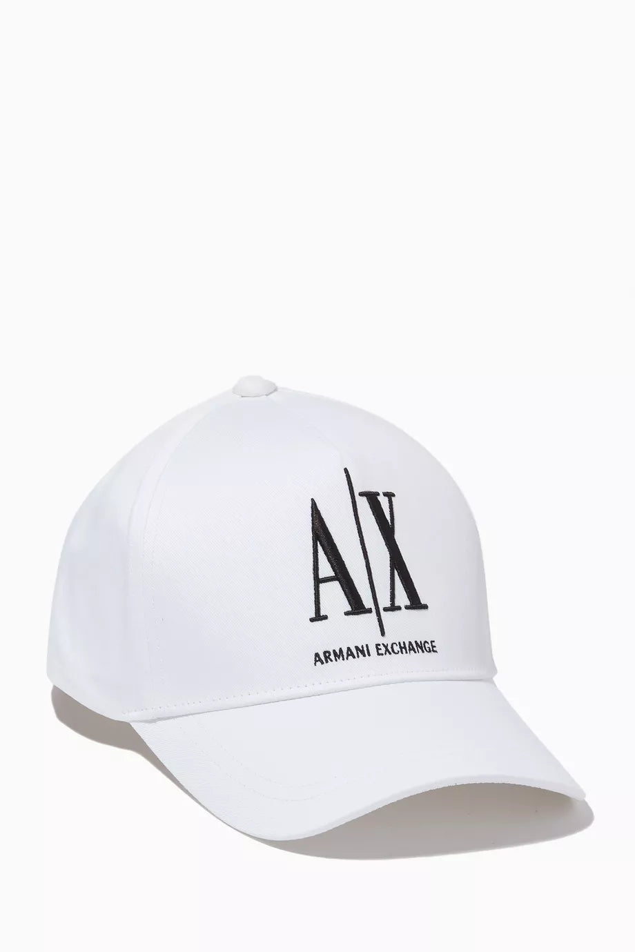 AX Icon Logo Baseball Cap in Cotton Gabardine